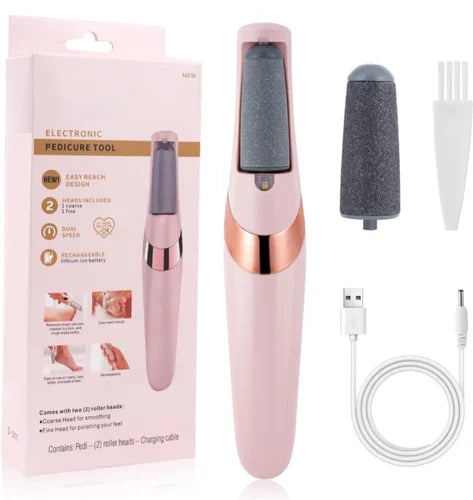 Rechargeable Foot Callus Remover With 1 Extra Head | Foot Pedi | Grinder For Soft Skin | Find Back Feet Care