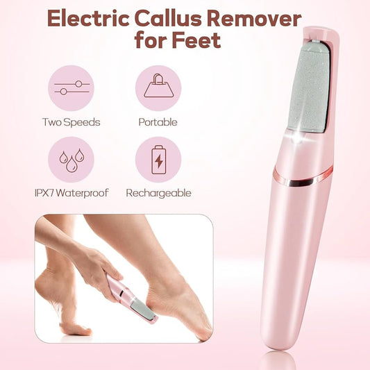 Rechargeable Foot Callus Remover With 1 Extra Head | Foot Pedi | Grinder For Soft Skin | Find Back Feet Care