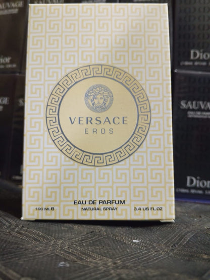 Versace Eros Eau de Parfum | 100 ml | 4 Hours Lasting | Premium Fragrance