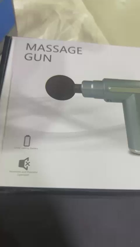 Professional Smart Percussion Massage Gun – High-Intensity Deep Tissue Muscle Massager With 4 Interchangeable Heads